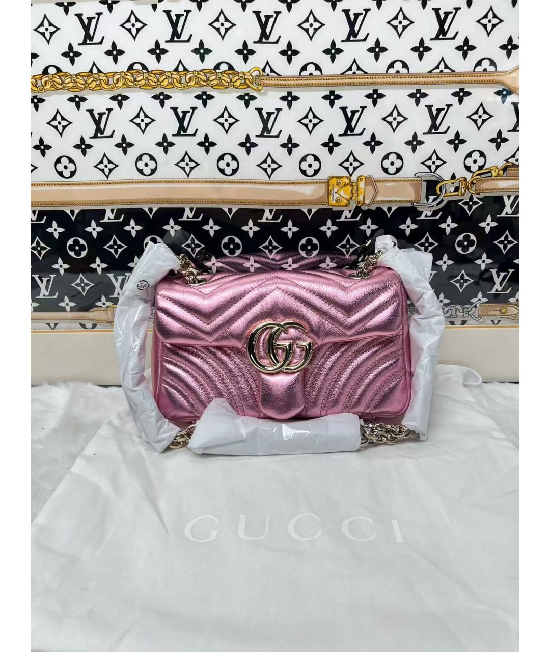 GUCCI Розовая сумка через плечо, фото 2