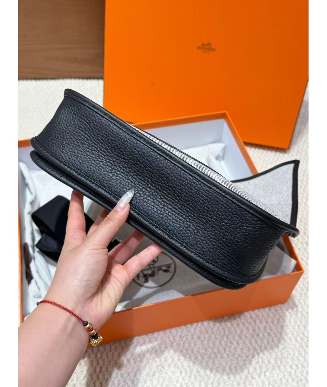 HERMES Серая сумка через плечо, фото 3