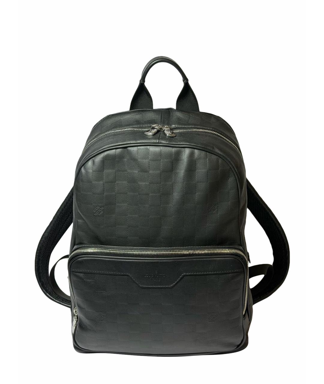 LOUIS VUITTON Черный кожаный рюкзак, фото 1