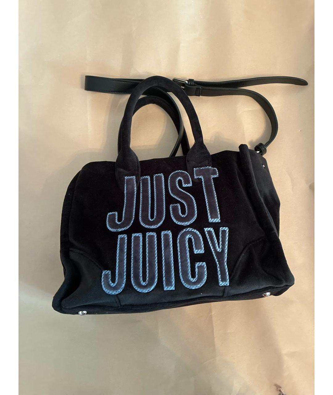 JUICY COUTURE Черная сумка с короткими ручками, фото 8