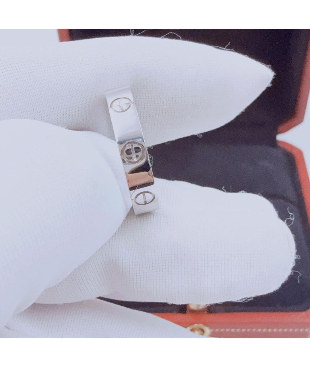 CARTIER Серебряное кольцо из белого золота, фото 4