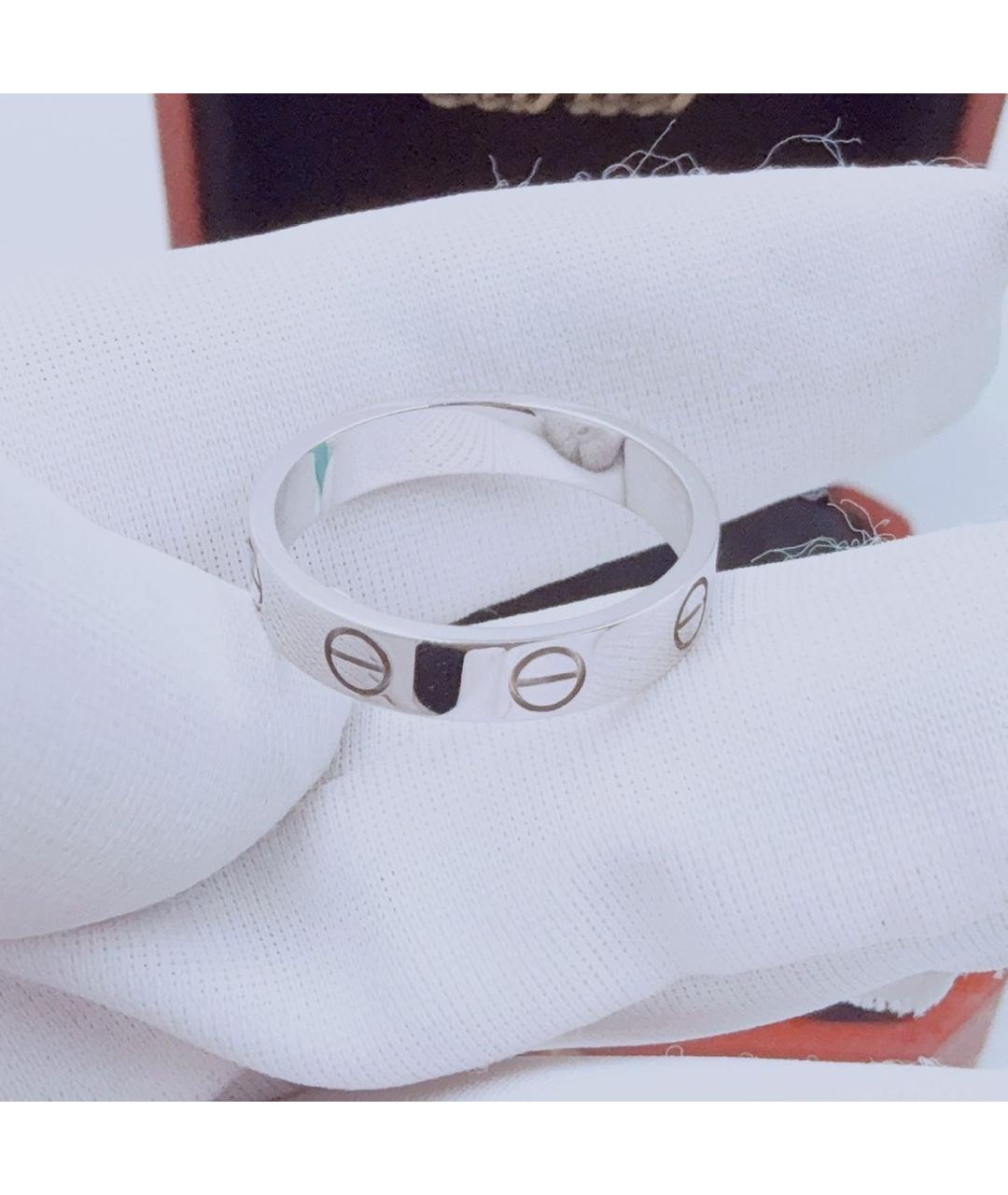 CARTIER Серебряное кольцо из белого золота, фото 6