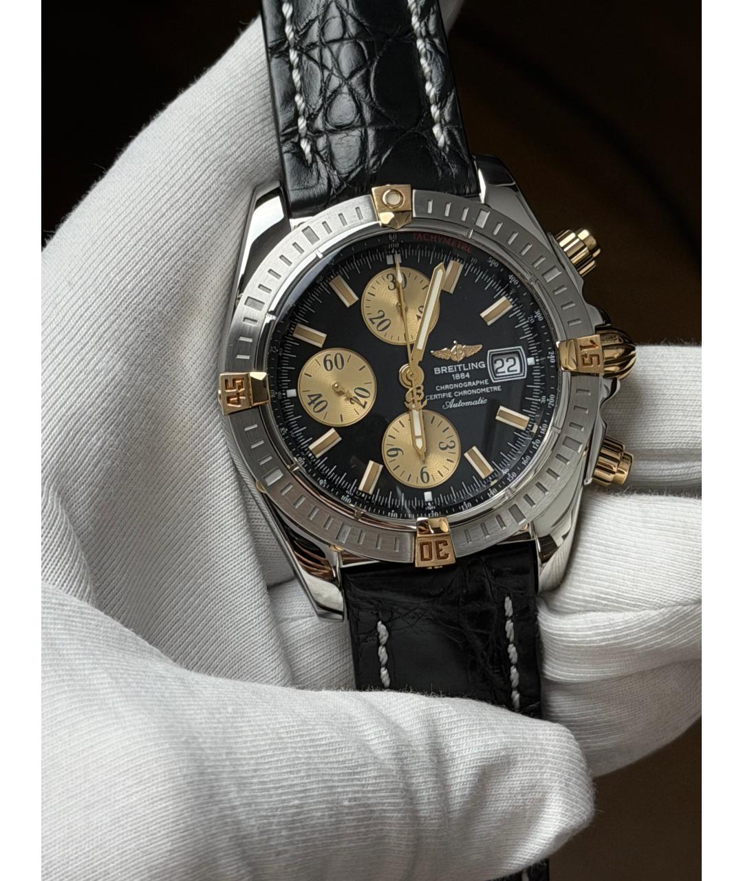 BREITLING Черные часы, фото 2