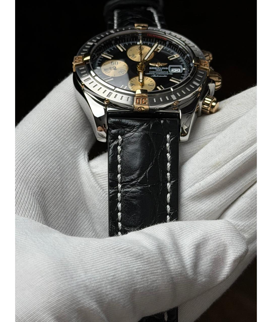 BREITLING Черные часы, фото 7