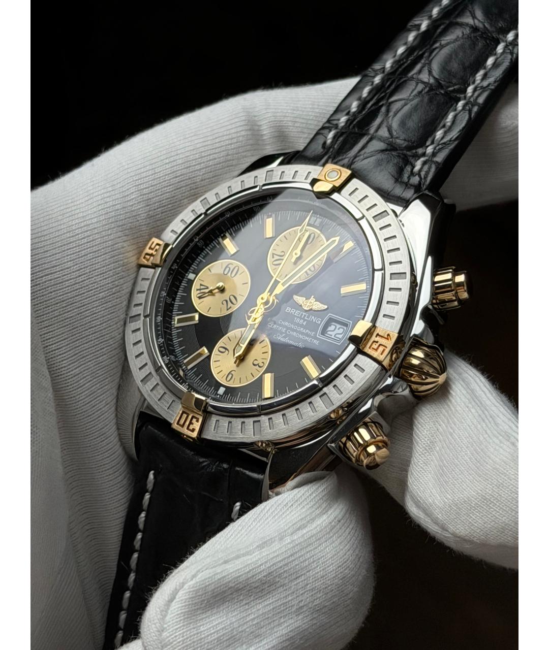 BREITLING Черные часы, фото 4