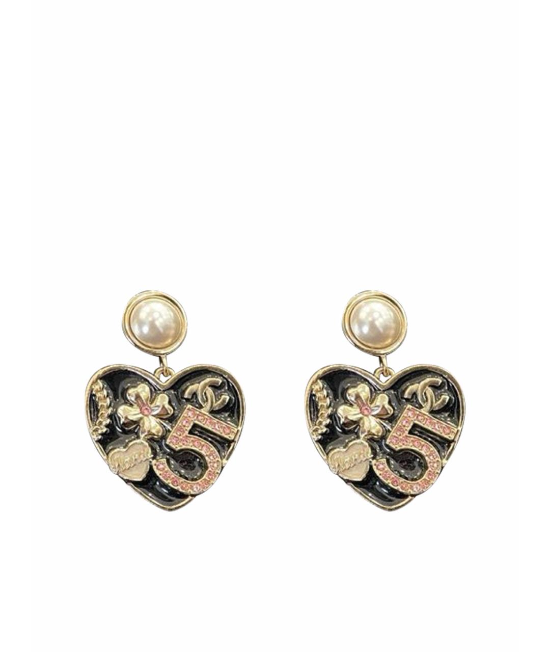 CHANEL Золотые серьги, фото 1