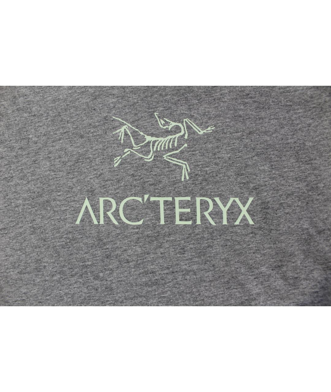 ARCTERYX Серая хлопковая футболка, фото 5