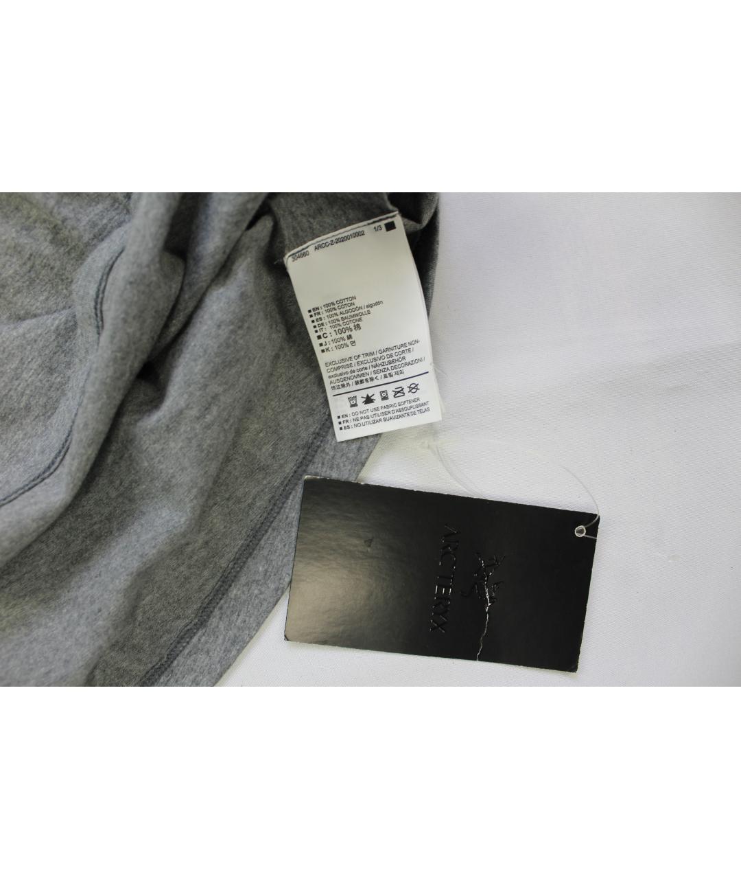ARCTERYX Серая хлопковая футболка, фото 4