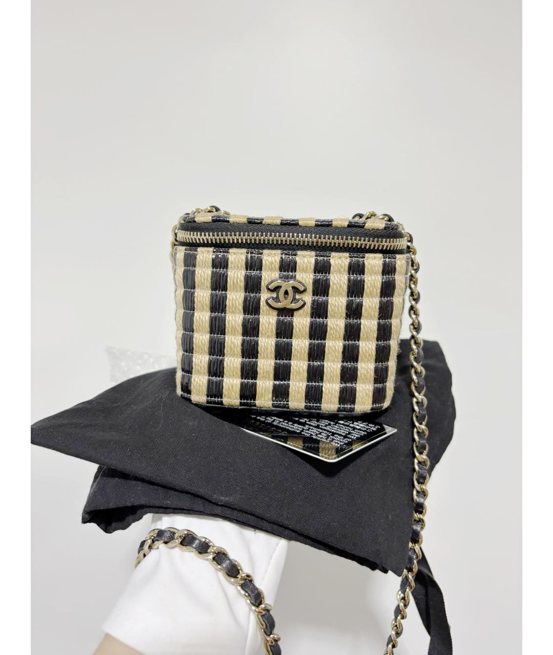 CHANEL Черная сумка через плечо, фото 10