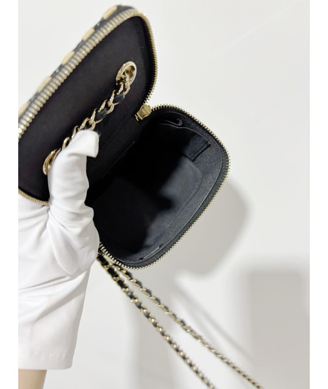 CHANEL Черная сумка через плечо, фото 6