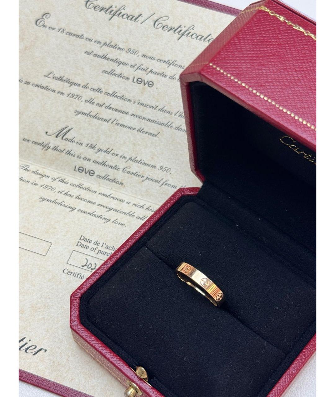 CARTIER Золотое кольцо из розового золота, фото 3