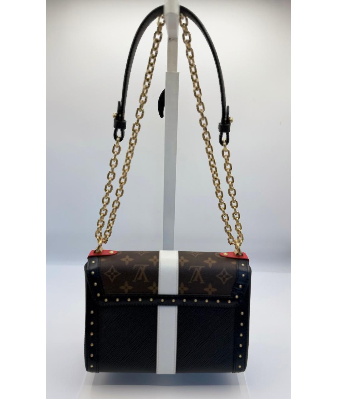 LOUIS VUITTON Коричневая канва сумка через плечо, фото 5