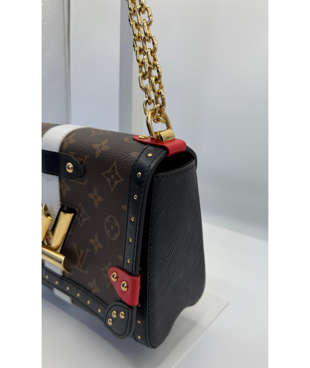LOUIS VUITTON Коричневая канва сумка через плечо, фото 3
