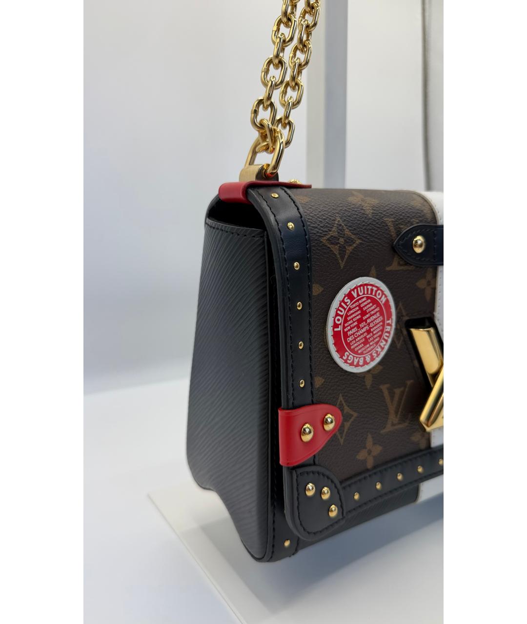 LOUIS VUITTON Коричневая канва сумка через плечо, фото 2