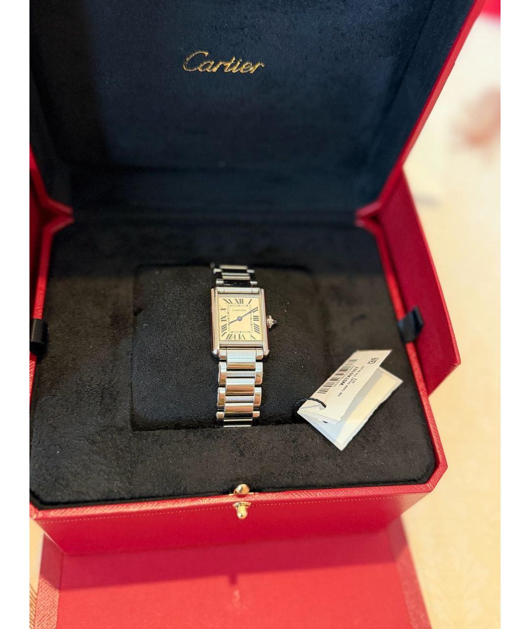 CARTIER Серебряные металлические часы, фото 5