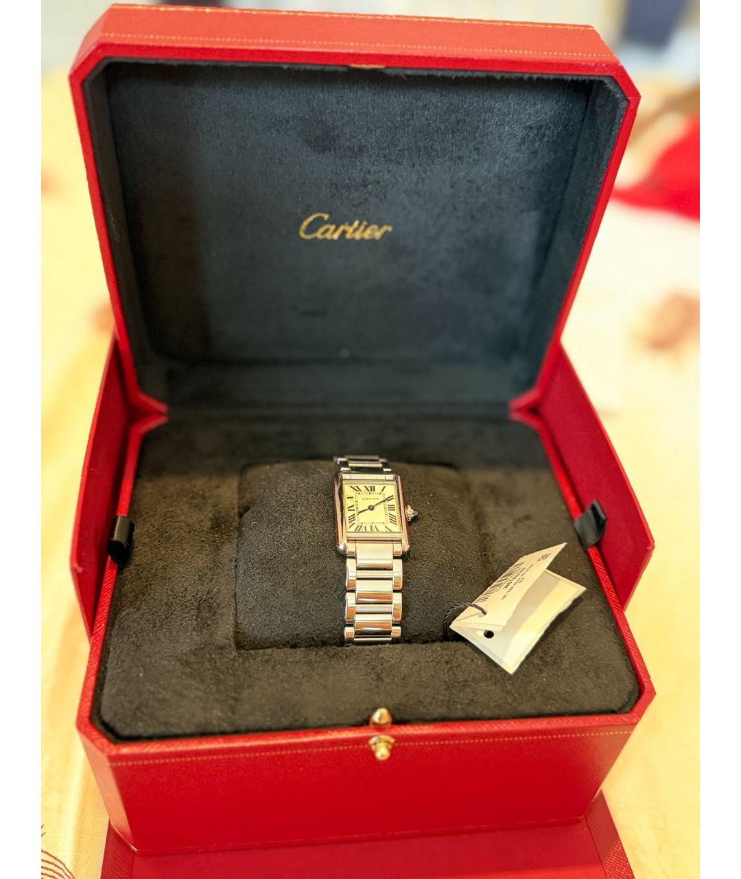 CARTIER Серебряные металлические часы, фото 4