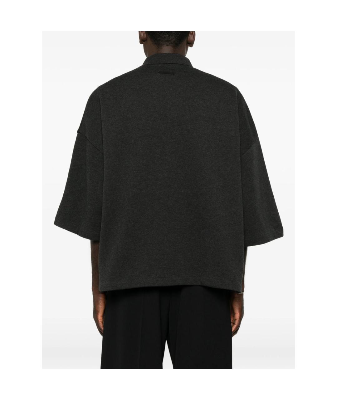 FEAR OF GOD ESSENTIALS Серая хлопковая футболка, фото 2