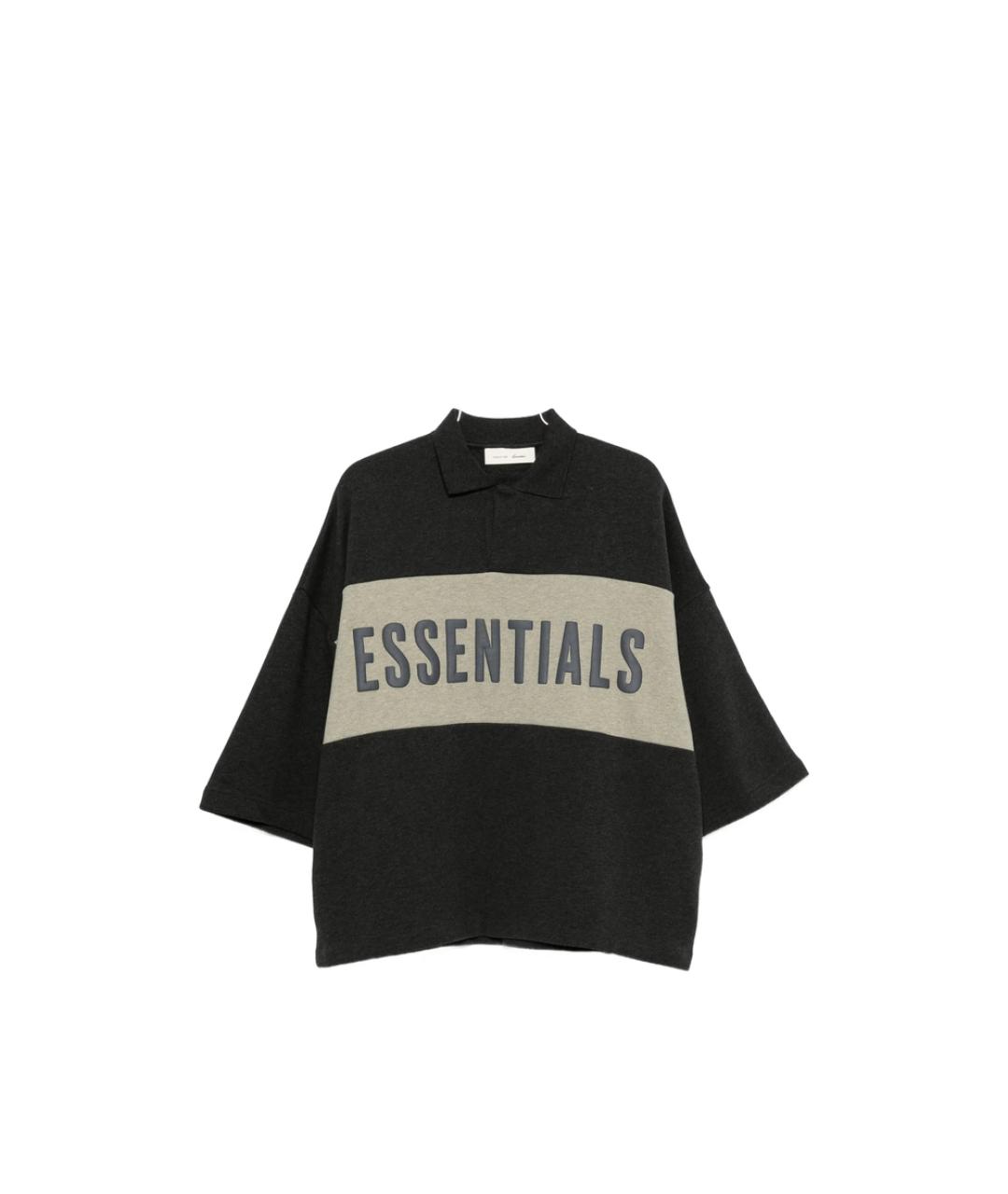 FEAR OF GOD ESSENTIALS Серая хлопковая футболка, фото 1