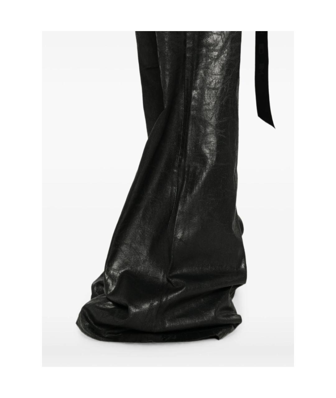RICK OWENS DRKSHDW Черные хлопковые джинсы, фото 3