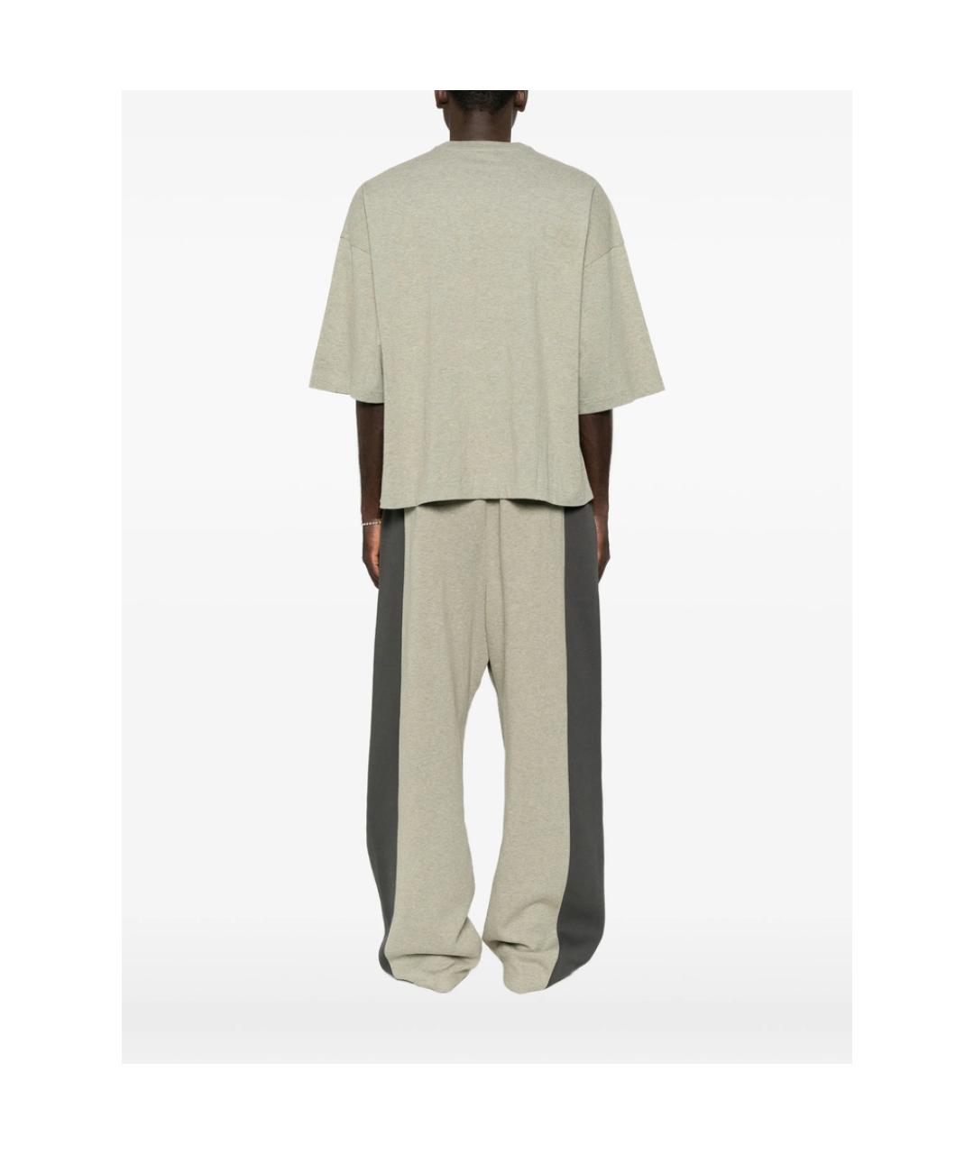 FEAR OF GOD ESSENTIALS Серая хлопковая футболка, фото 4