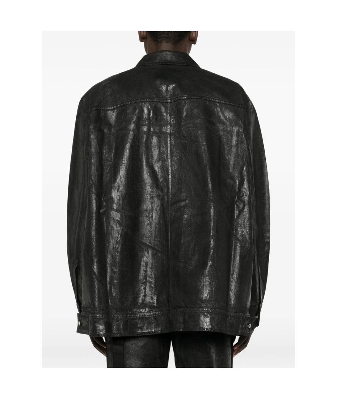 RICK OWENS DRKSHDW Черная хлопковая куртка, фото 5