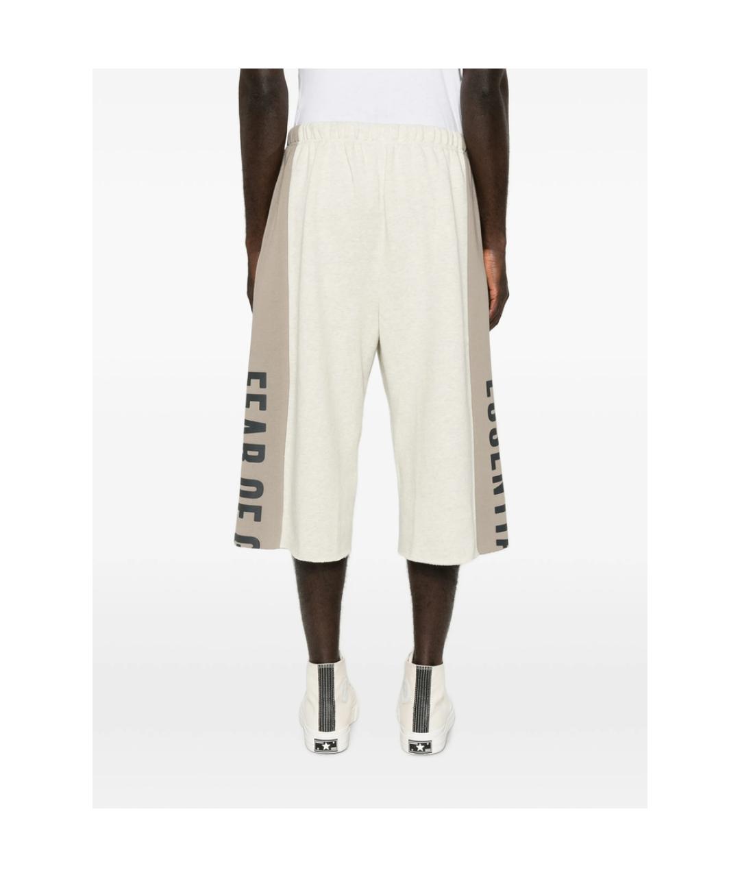 FEAR OF GOD ESSENTIALS Белые полиэстеровые повседневные брюки, фото 3