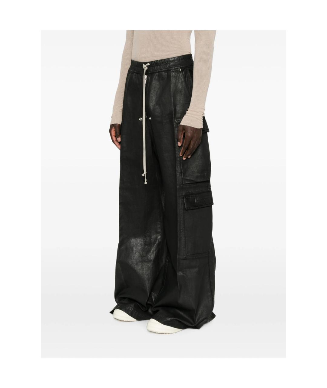 RICK OWENS DRKSHDW Черные хлопковые джинсы, фото 3