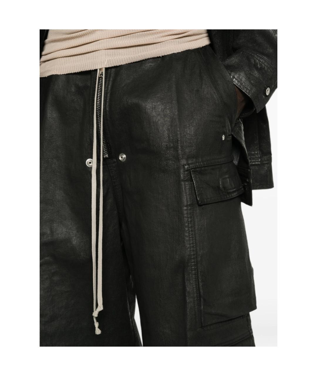 RICK OWENS DRKSHDW Черные хлопковые джинсы, фото 5