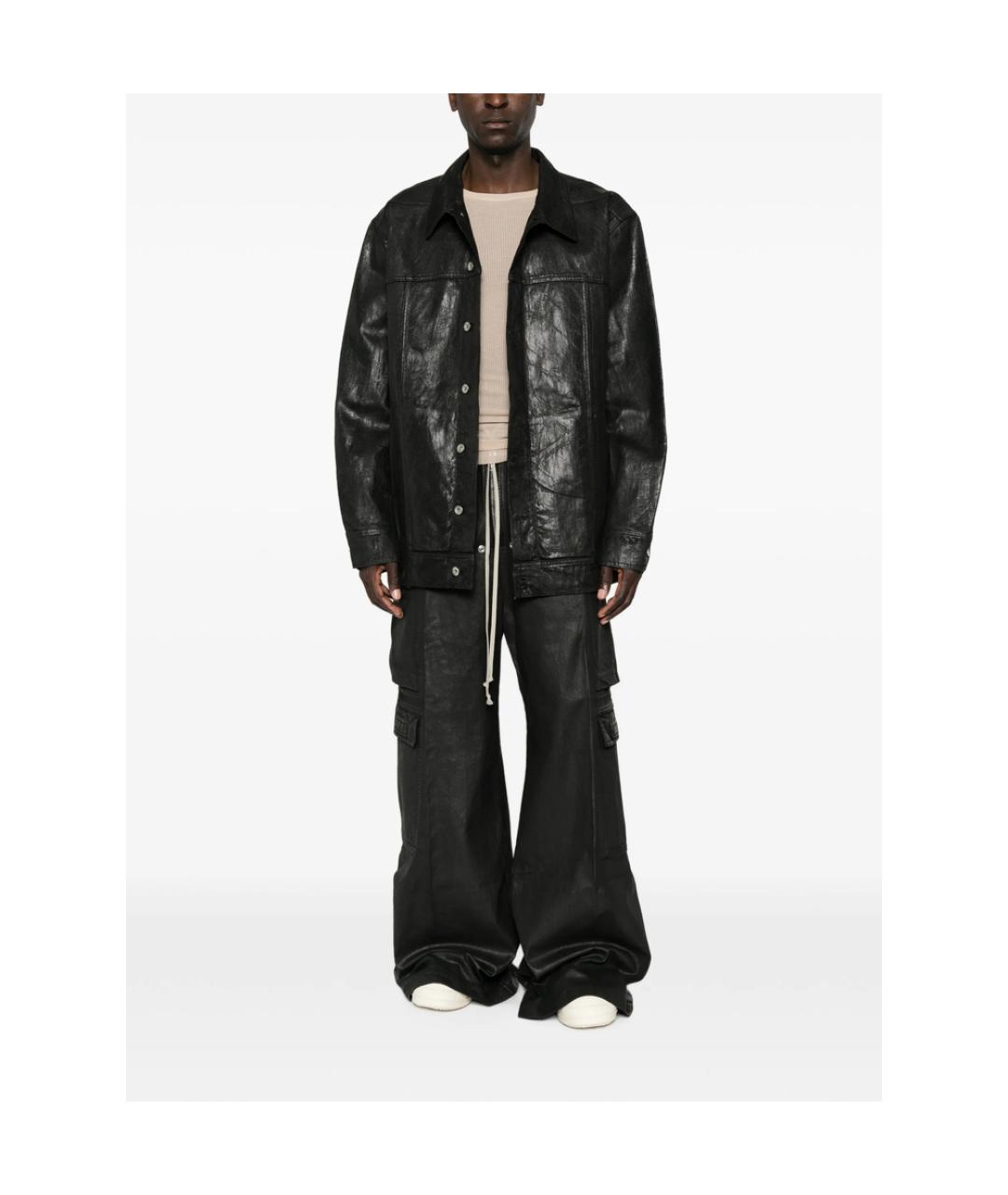 RICK OWENS DRKSHDW Черные хлопковые джинсы, фото 2