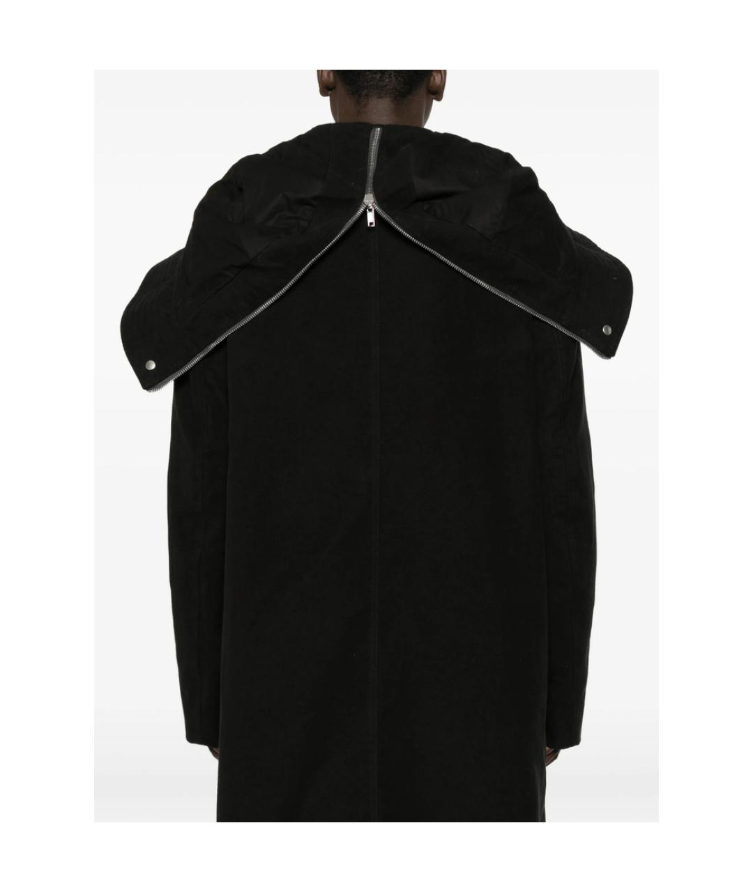 RICK OWENS Черная хлопковая парка, фото 2