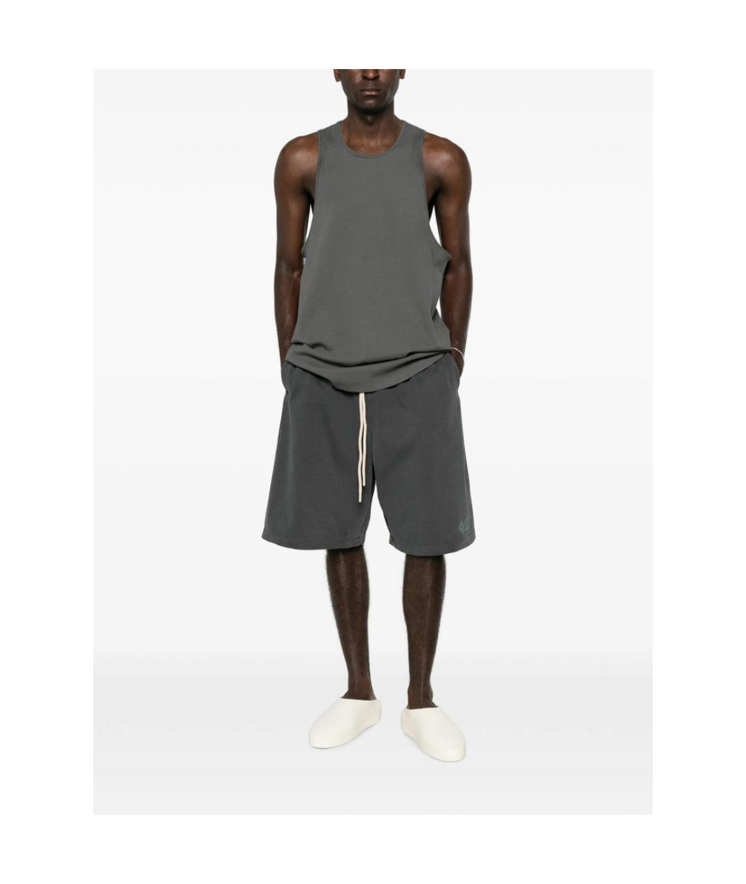FEAR OF GOD ESSENTIALS Серая хлопковая майка, фото 2