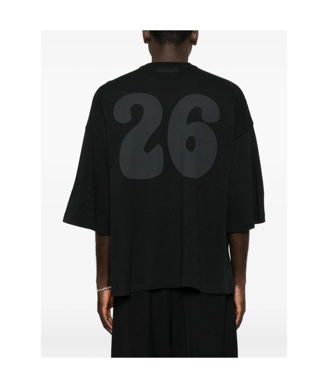 FEAR OF GOD ESSENTIALS Черная хлопковая футболка, фото 4