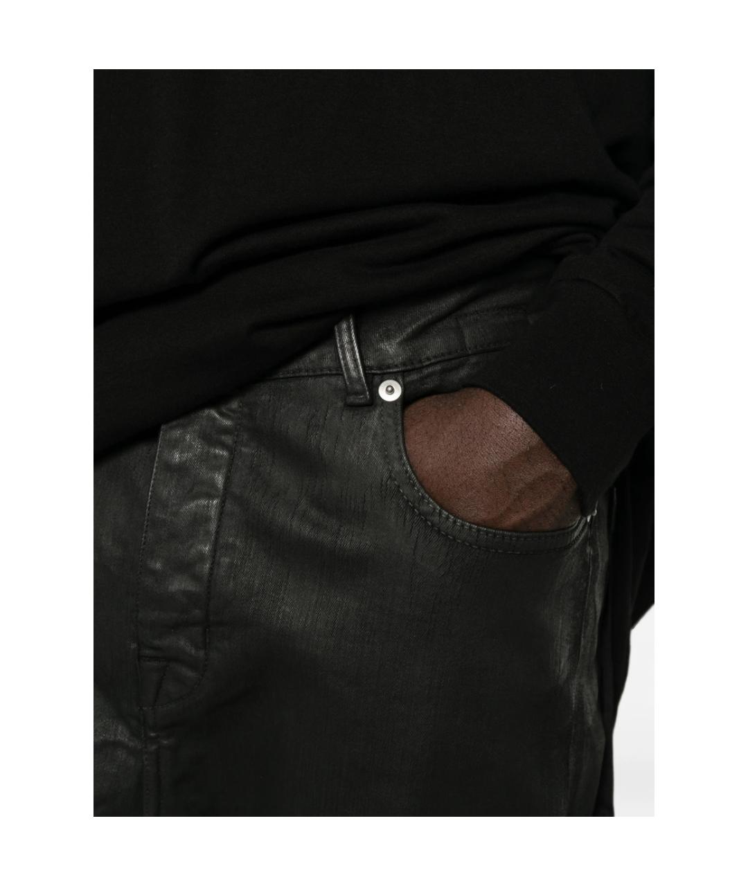 RICK OWENS DRKSHDW Черные хлопковые джинсы скинни, фото 2