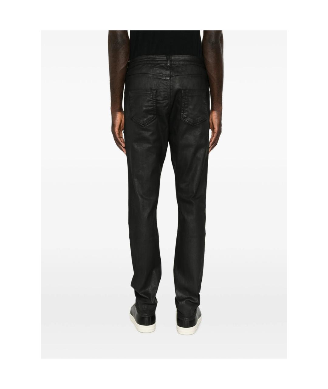 RICK OWENS DRKSHDW Черные хлопковые джинсы скинни, фото 3