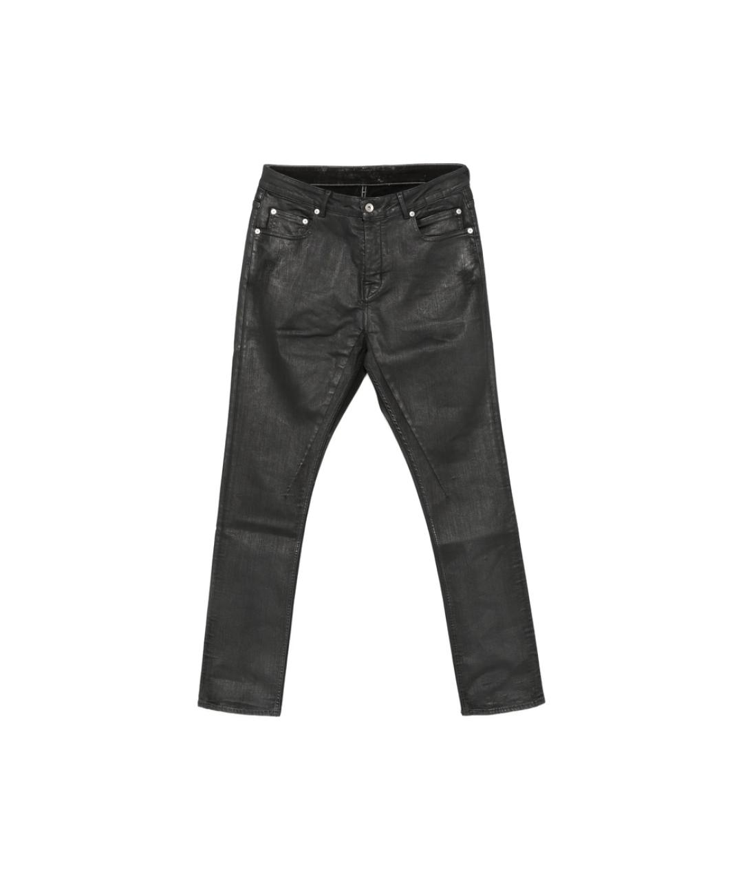 RICK OWENS DRKSHDW Черные хлопковые джинсы скинни, фото 1