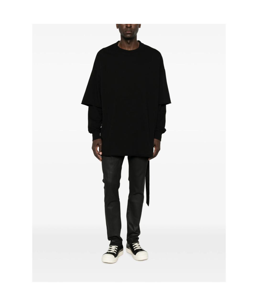 RICK OWENS DRKSHDW Черные хлопковые джинсы скинни, фото 4