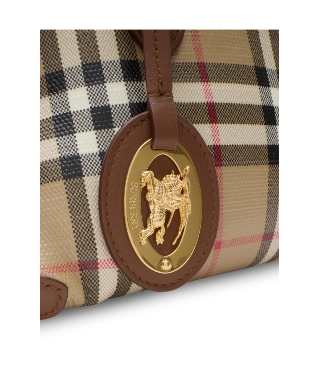BURBERRY Бежевая канва сумка тоут, фото 4