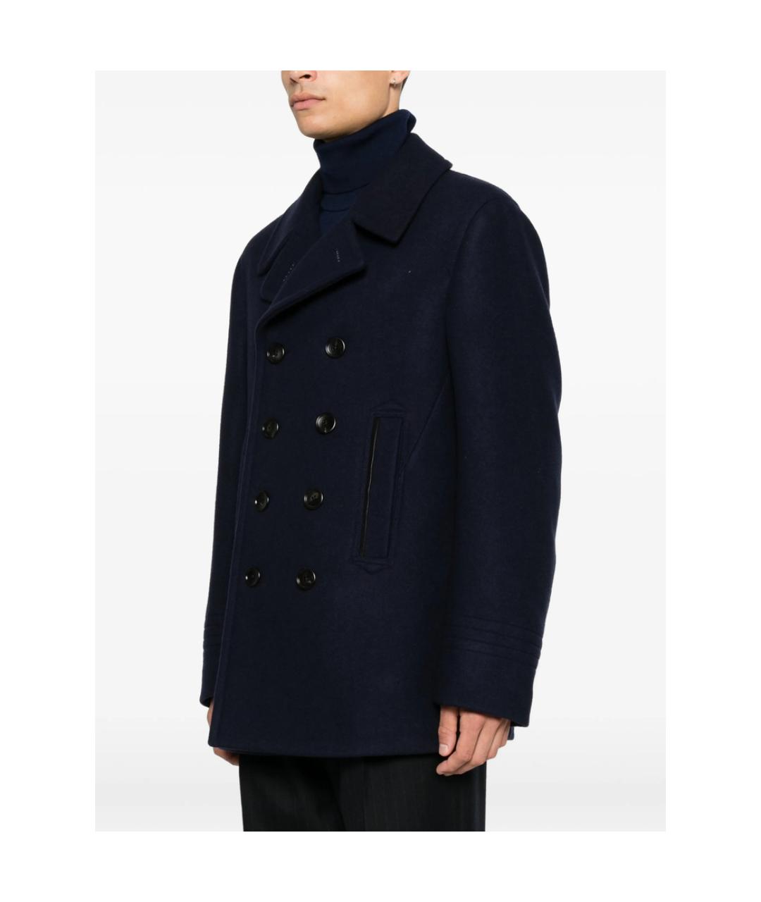 TOM FORD Темно-синее пальто, фото 4