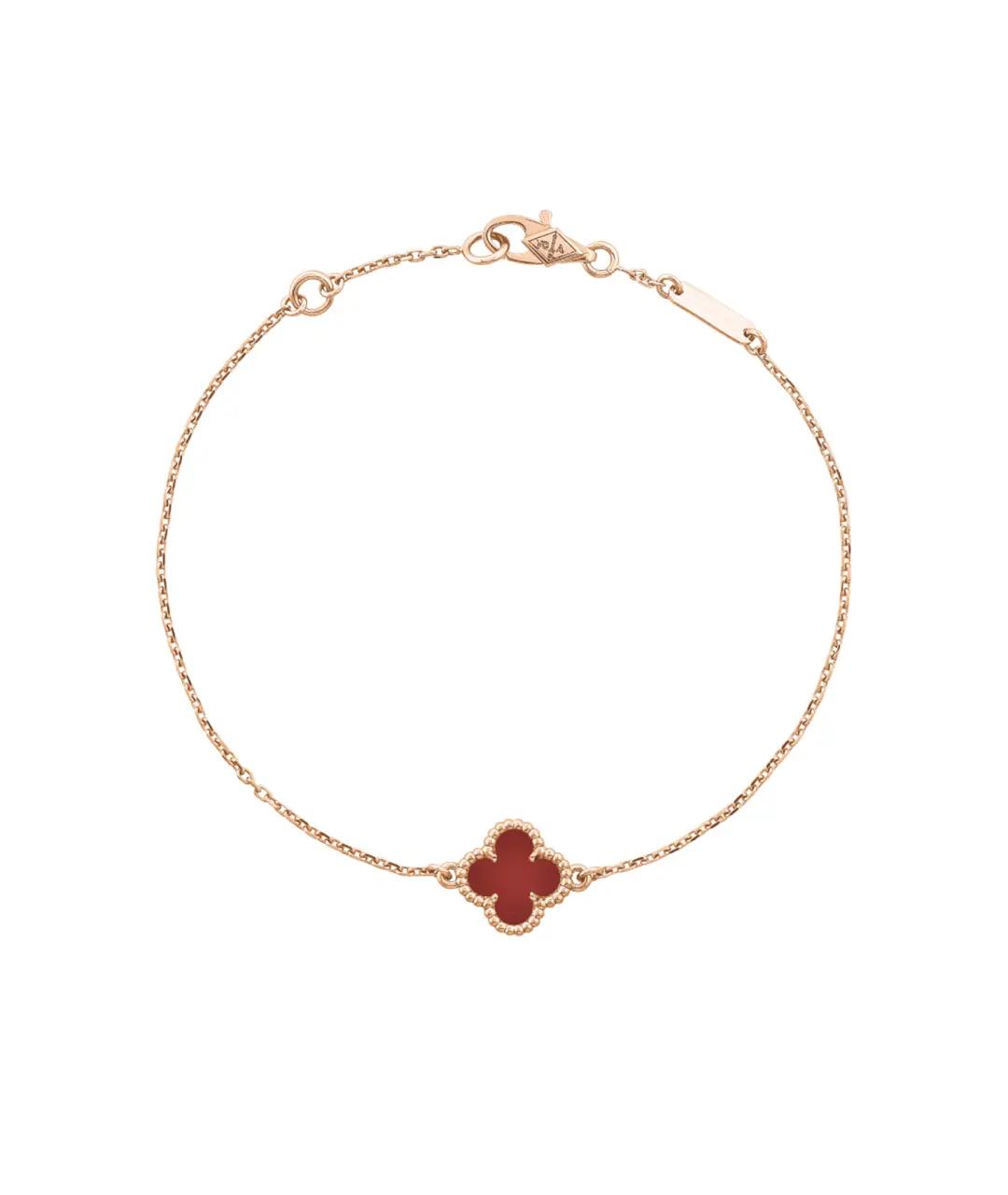 VAN CLEEF & ARPELS Красный браслет из розового золота, фото 1