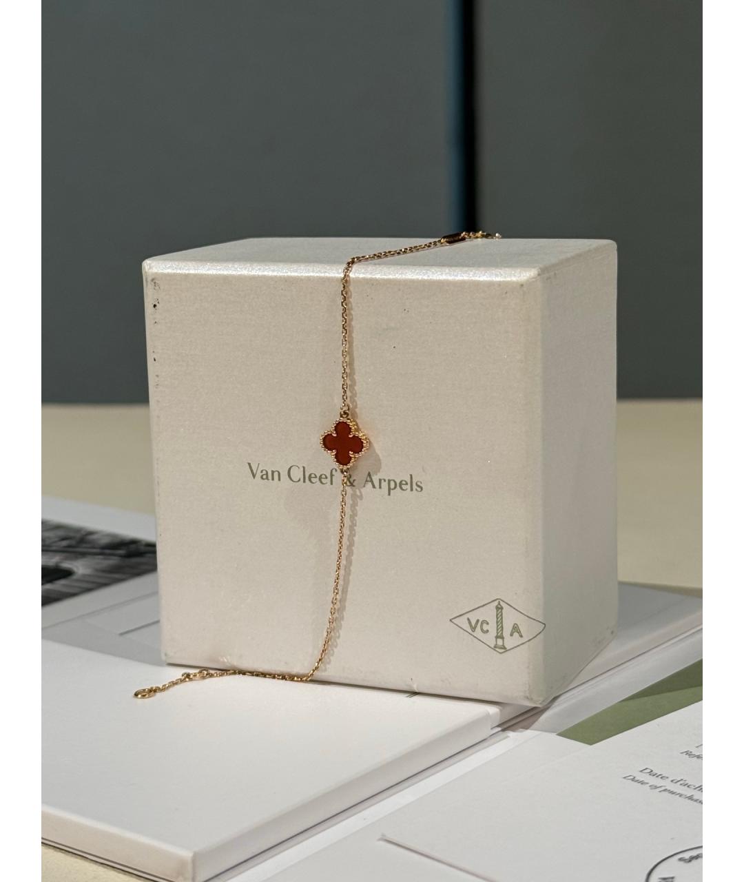 VAN CLEEF & ARPELS Красный браслет из розового золота, фото 3