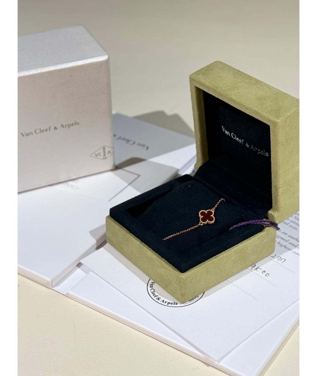 VAN CLEEF & ARPELS Красный браслет из розового золота, фото 2
