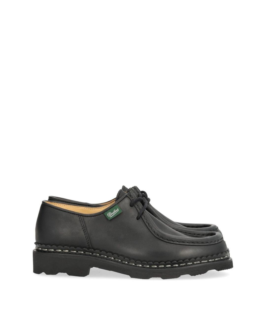 PARABOOT Черные кожаные ботинки, фото 1