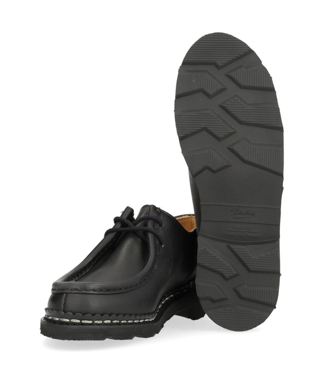 PARABOOT Черные кожаные ботинки, фото 5