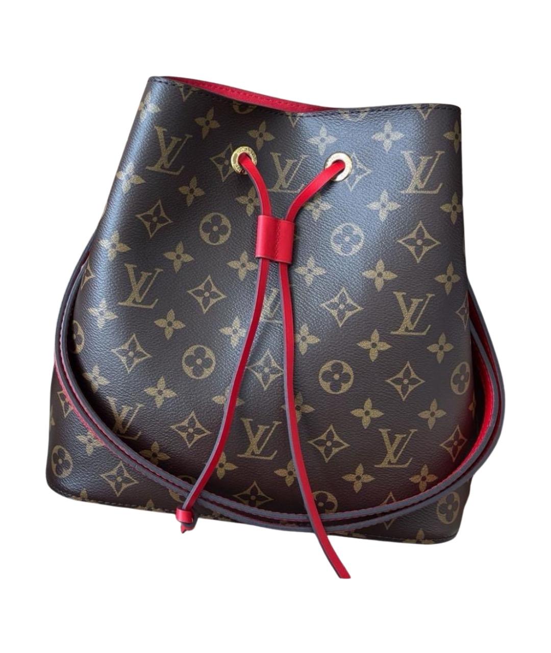 LOUIS VUITTON Коричневая канва сумка через плечо, фото 1