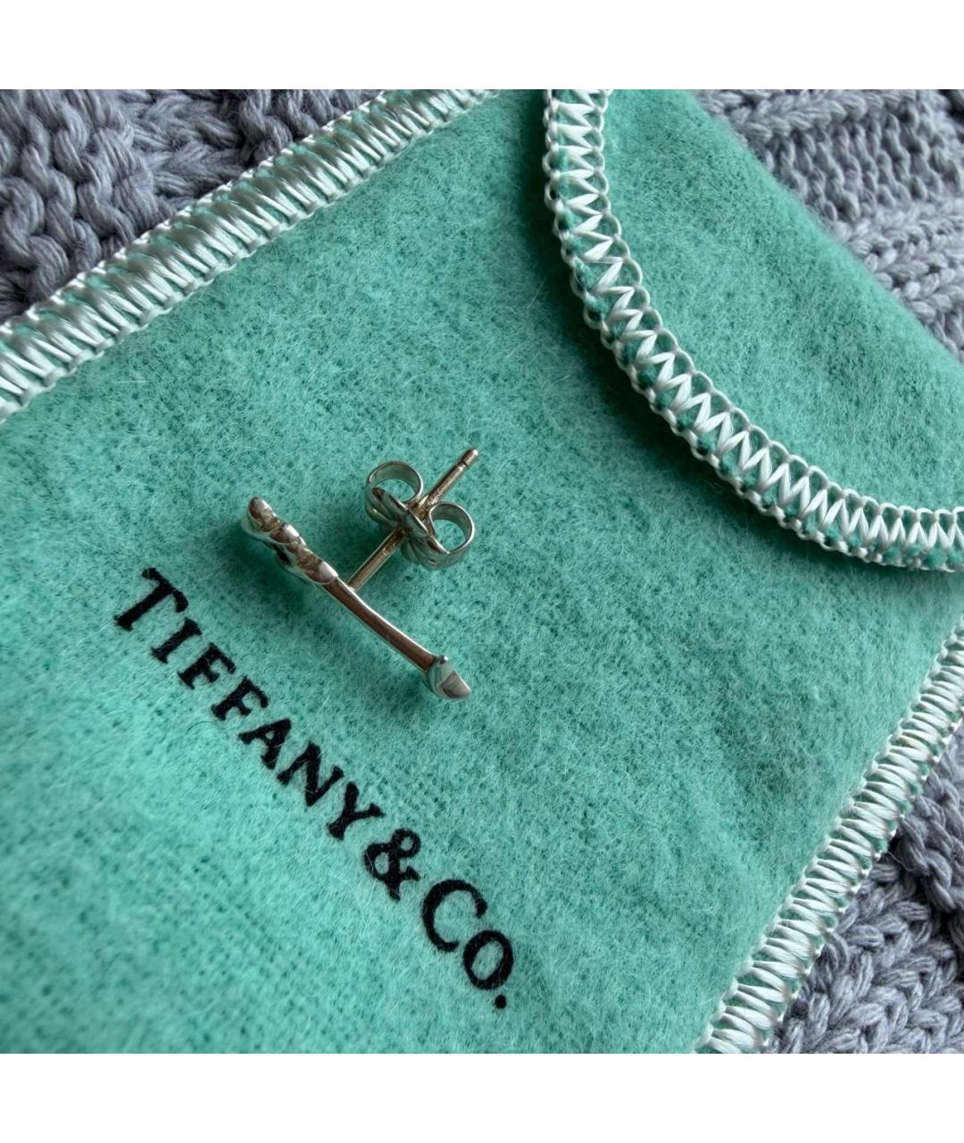 TIFFANY&CO Серебряные серебряные серьги, фото 5