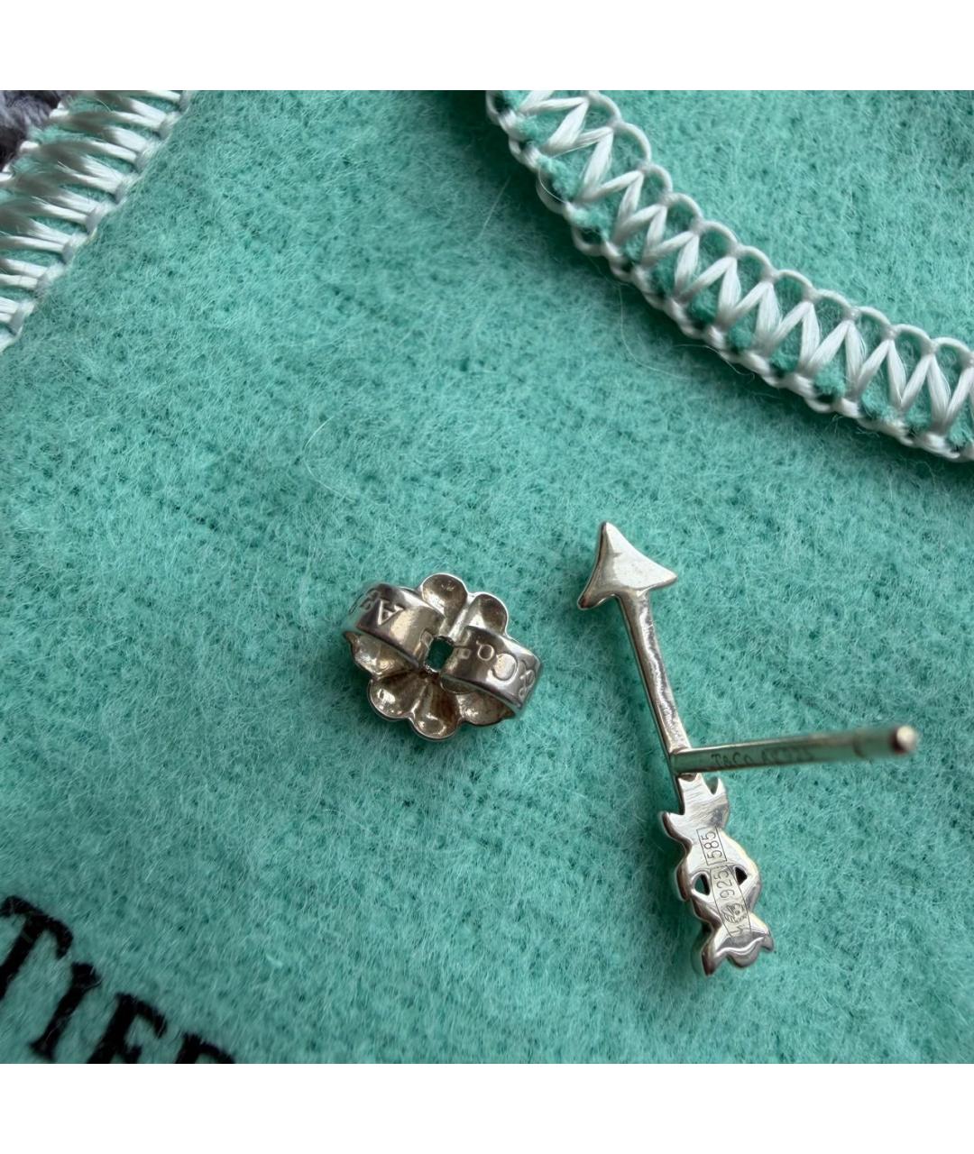 TIFFANY&CO Серебряные серебряные серьги, фото 4