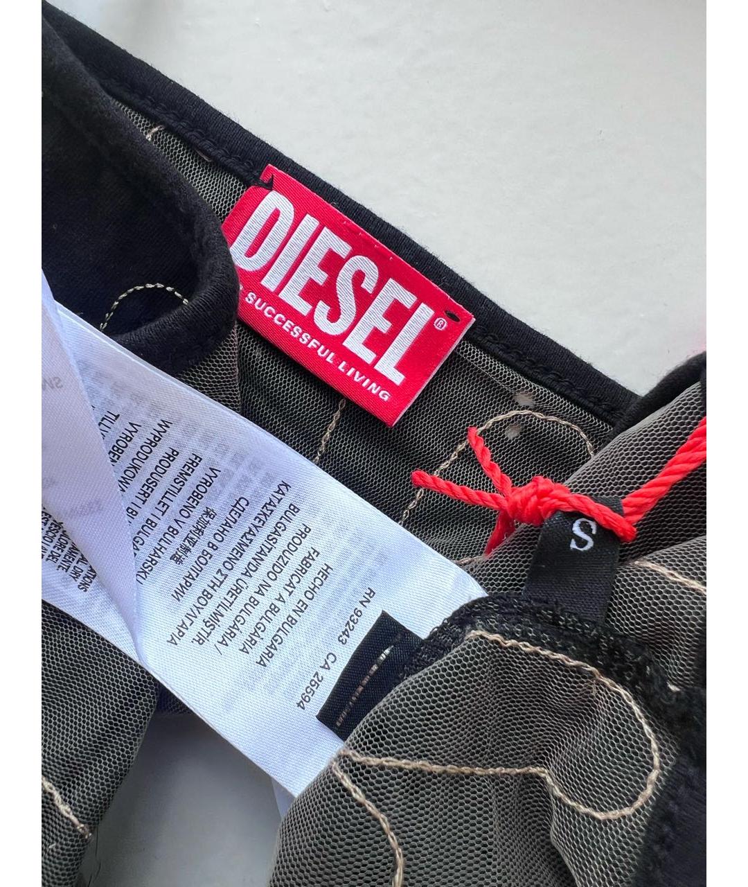 DIESEL Черная майка, фото 3