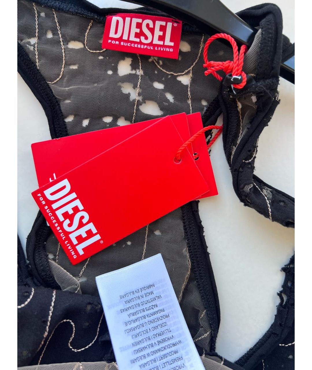 DIESEL Черная майка, фото 3