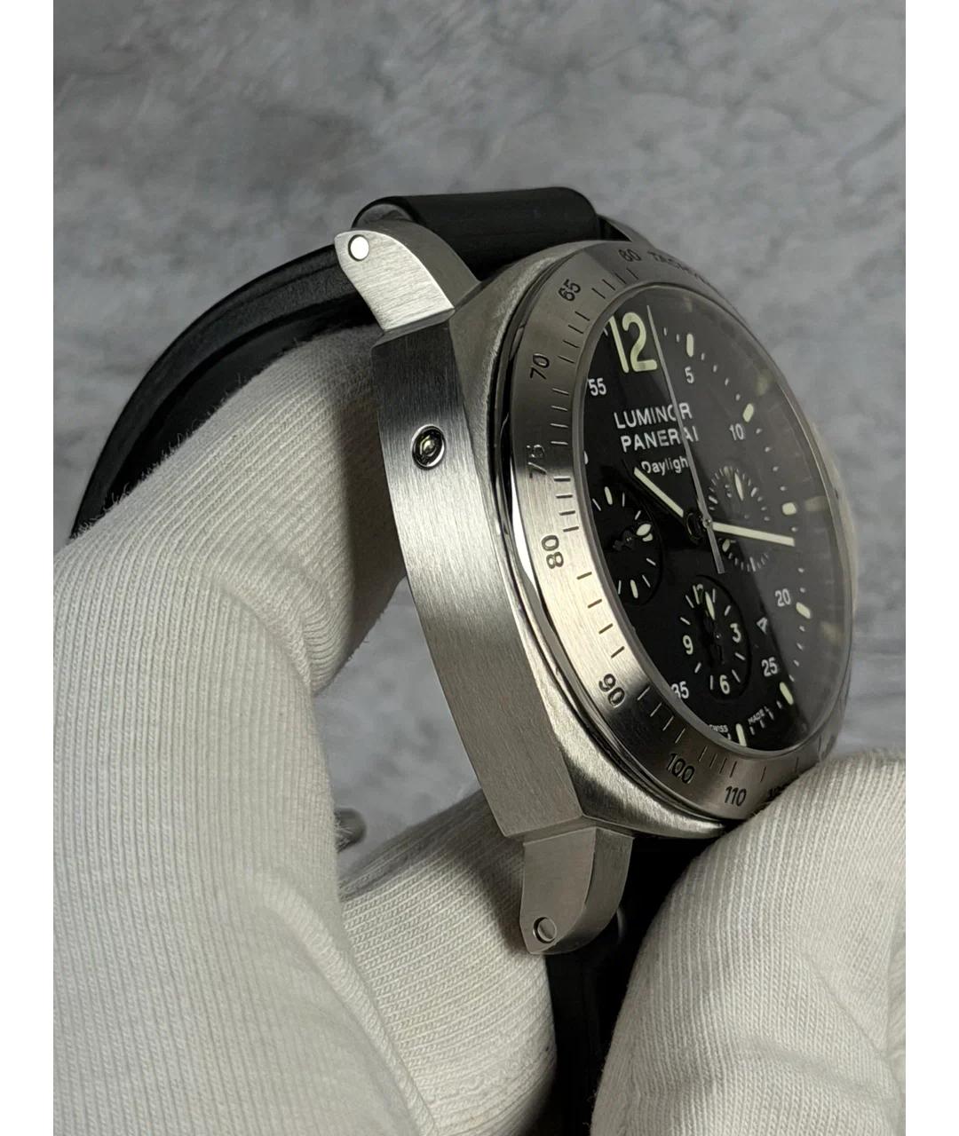 PANERAI Черные металлические часы, фото 4