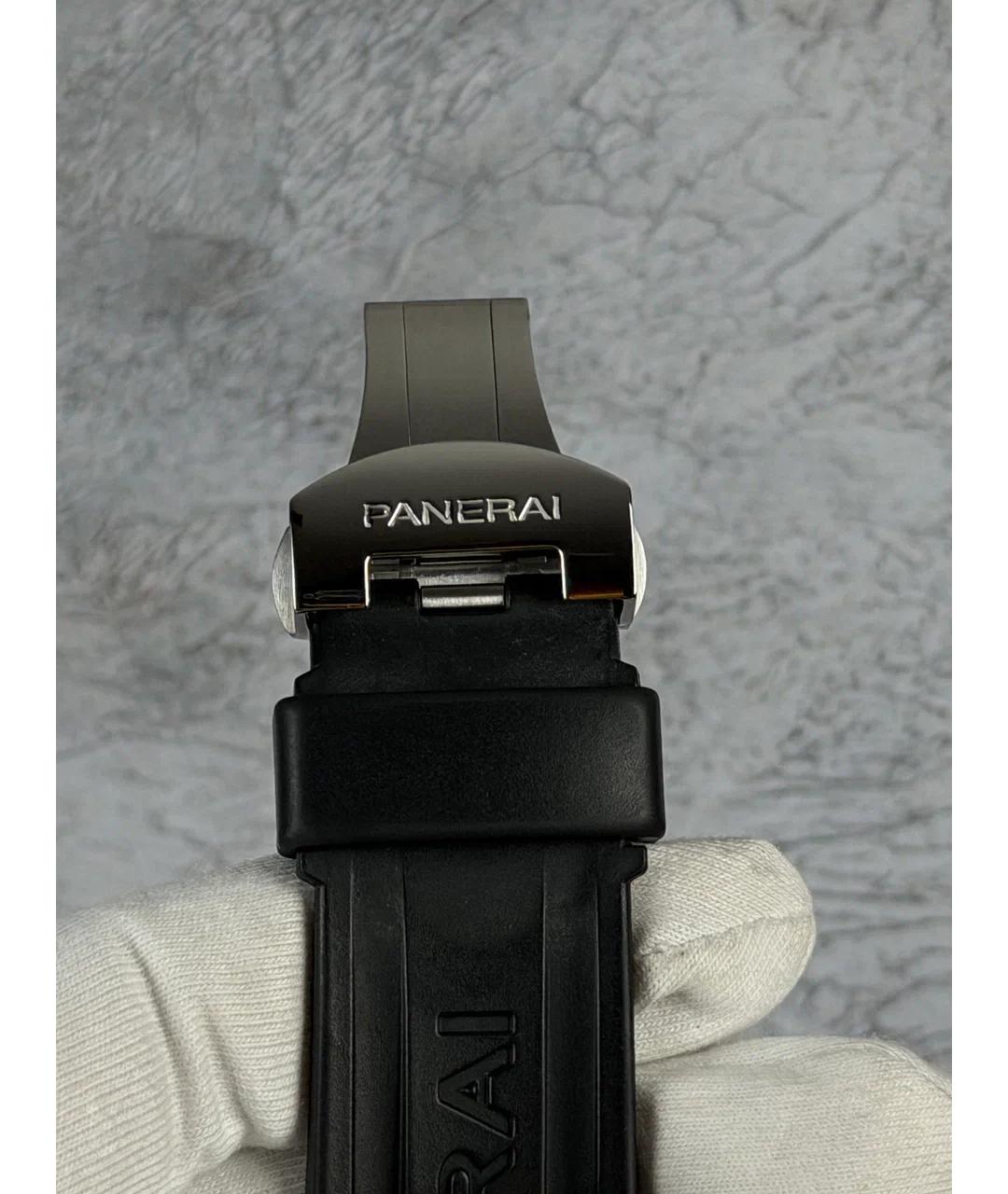 PANERAI Черные металлические часы, фото 5